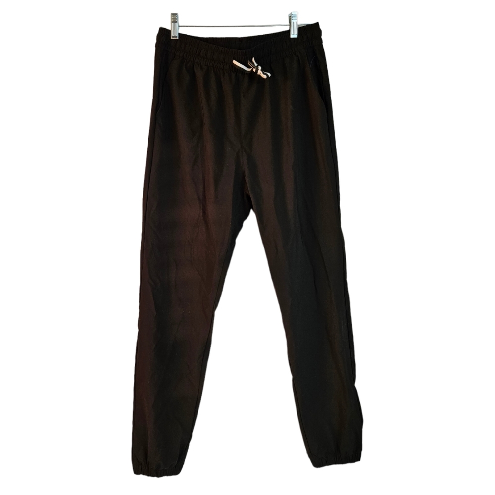 BLACK WINDBREAKER JOGGERS